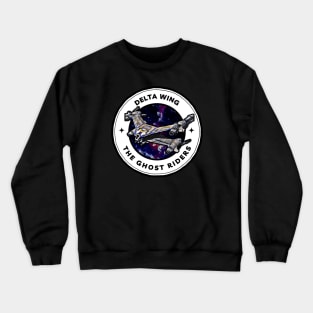 Delta Wing - The Ghost Riders - Starfury - Black - Sci-Fi - B5 Crewneck Sweatshirt